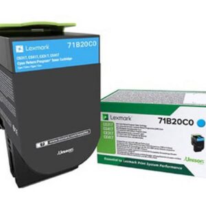 Toner LEXMARK 71B20C0 2,3K cyan