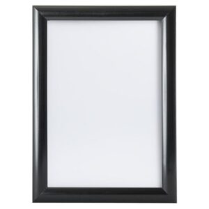 Väggram A4 aluminiumprofil 25mm svart