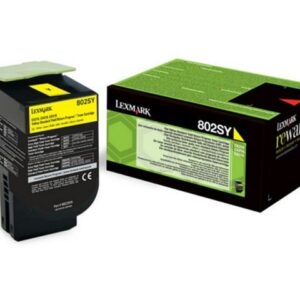 Toner LEXMARK 80C2SYE 2K gul