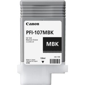 Bläckpatron CANON PFI-107MBK mattsvart