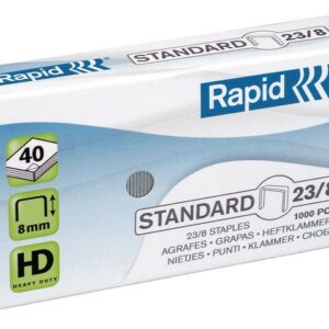 Häftklammer RAPID Standard 23/8 1000/fp