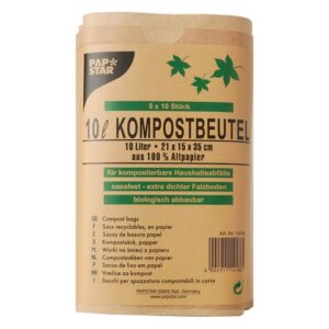 Kompostpåse PURE 10L brun 50/fp