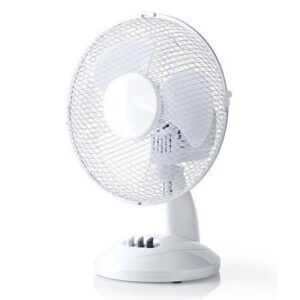 Bordsfläkt NEDIS 23 cm 22W plast vit