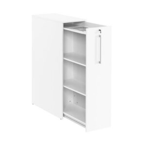 3xA4 sidoskåp höger vit