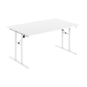 Fällbord 1600x800x730x25 vit/vit