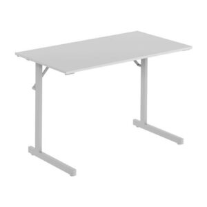 Fällbord 1200x500x715x18 grå/silver