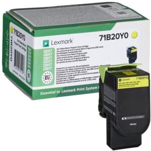 Toner LEXMARK 71B20Y0 2,3K gul