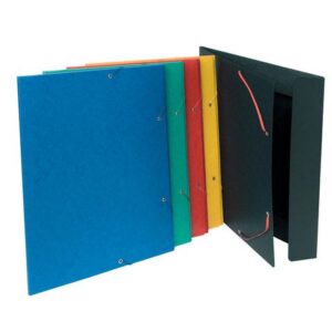 Gummibandsmapp 3-klaff A3 600g sort