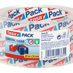 Packtejp TESA Crystal Clear50mmx66m klar
