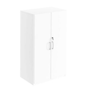 3xA4-hylla med dörrar vit