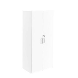 4xA4-hylla med dörrar vit