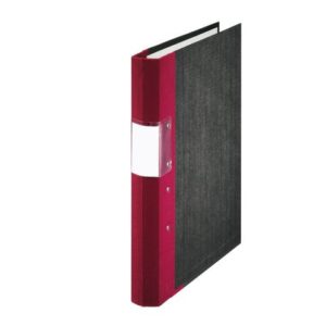 Kontorspärm neutral A4 40mm vinröd