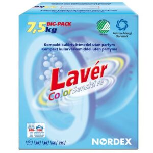 Tvättmedel LAVÉR Color Sensitive 7,5kg