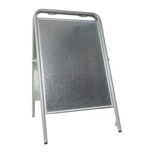 Gatuställ Sign 50x70cm silver