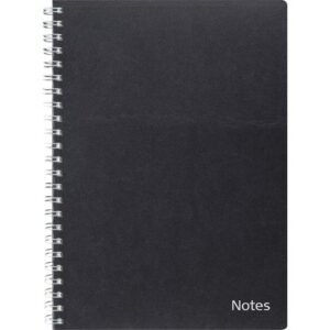 Anteckningsbok BURDE A6 kart svart-6126