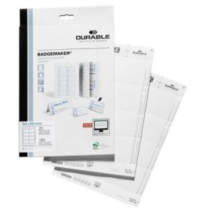 Etiketter DURABLE namnskylt 60x90 20/fp