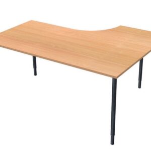 Bord vänster 160x120cm boklaminat/svart
