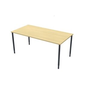Bord frist 160x80cm björklaminat/svart