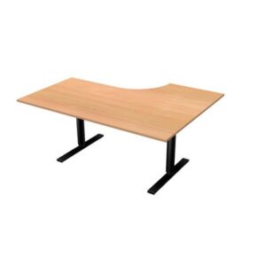 Bord El vänster 160x120cm boklam/svart