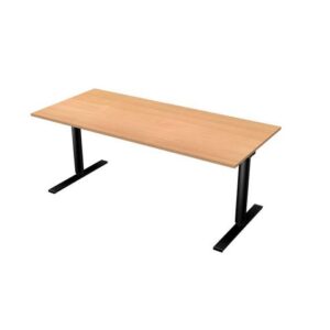 Bord El 180x80cm boklaminat/svart