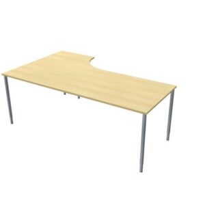 Bord höger 200x120cm björklaminat/grå