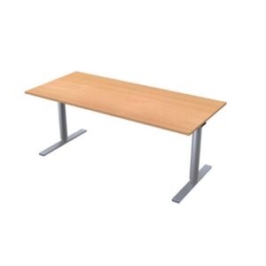 Bord El 180x80cm boklaminat/grå