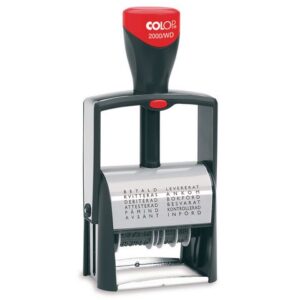 Stämpel COLOP datum 2000/WD