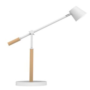 Lampa UNILUX Vicky LED vit/trä