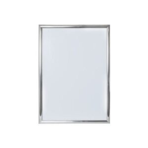 Väggram 50x70cm silver polerad 25mm