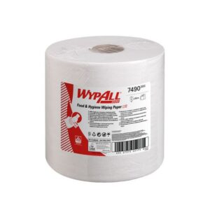 Torkrulle WYPALL L10 1-lag vit 228m/rl