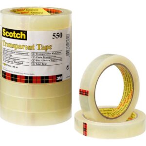 Kontorstejp SCOTCH 550 transp. 66mx19mm