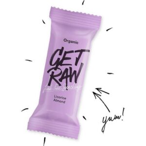 Bar GET RAW Licorice och Almond 42g