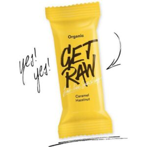 Bar GET RAW Caramel och Hazelnut 42g