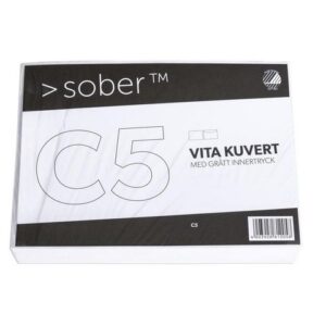 Kuvert konsument fp C5 FH vit 10/fp