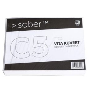 Kuvert konsument C5 FH 80g vit100/fp