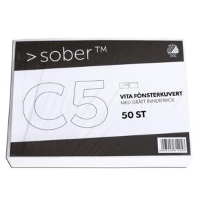 Kuvert konsument fp C5H2 FH vit 50/fp