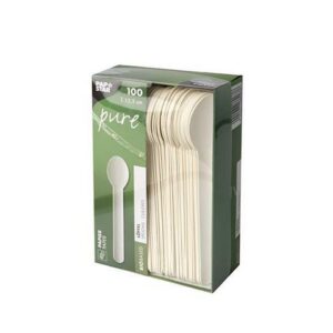 Bestick Sked PURE Papper 15,5cm 100/fp