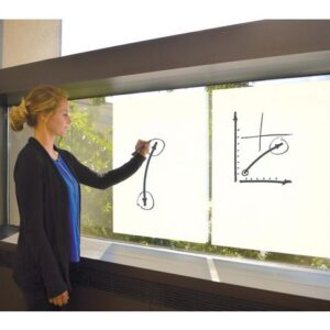 Whiteboard NOBO 80x60cm vit folie 25ark