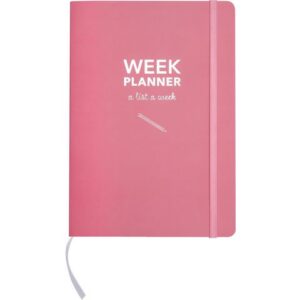Kalender Week planner odaterad rosa 1051