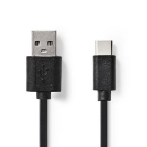 Kabel NEDIS USB-A-USB-C 2m svart