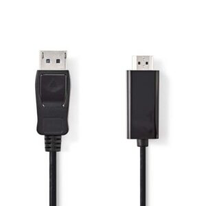Kabel NEDIS DP ha - HDMI ha 1m svart