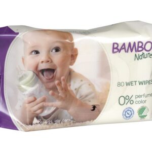 Våtservett BAMBO Nature oparfymera 80/fp