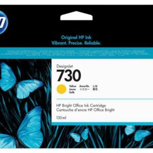 Bläckpatron HP P2V64A 730 gul