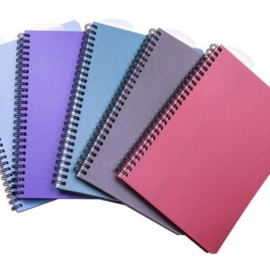 Anteckningsblock PP A5 90bl sort.färger