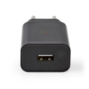 Laddare vägg NEDIS 2.4 A 1 x USB-A svart