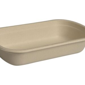 Matlåda takeaway Bagasse 750ml 1f 125/fp