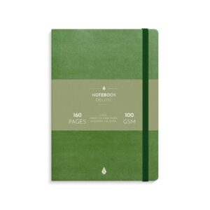 Anteckningsbok BURDE Deluxe A5 grön