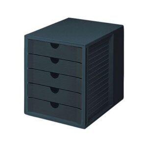 Blankettbox HAN 5 lådor svart