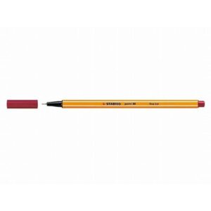 Fineliner STABILO Point 88 mörkröd
