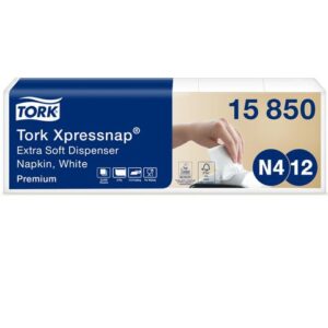 Servett TORK Pre N4 2-lags vit 1000/fp